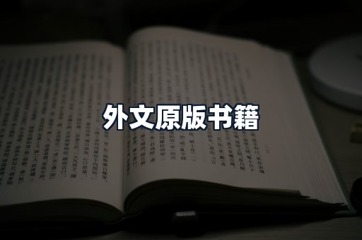 外文原版书籍